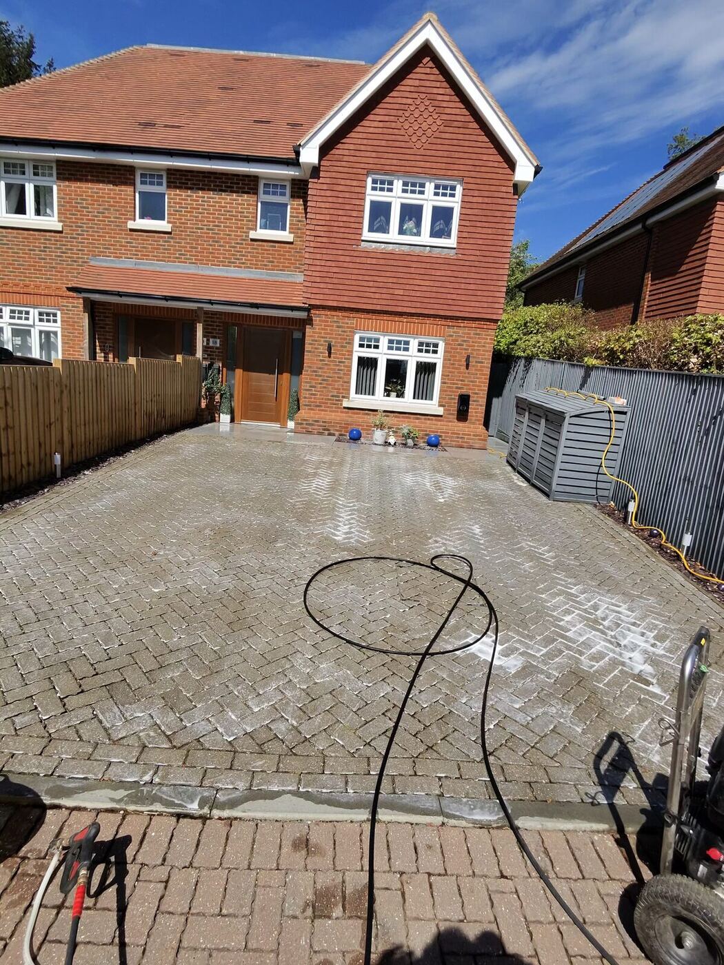 Professional pressure washing